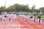 Hurdles, 2026 North Eastern Track and Field Champs, Shildon, County Durham. Photo: David T. Hewitson/Sports for All Pics